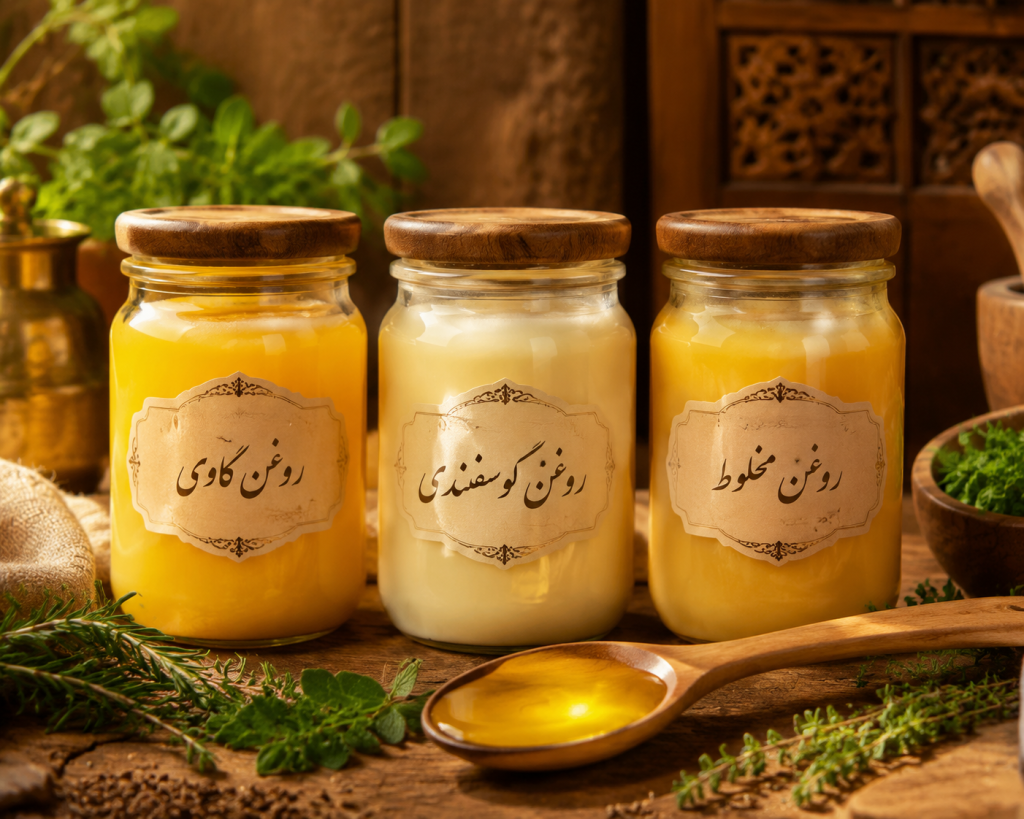 انواع روغن حیوانی